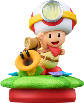 Captain Toad & Talking Flower amiibo Figure