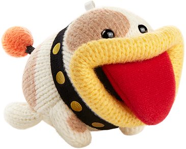 Poochy amiibo Yarn