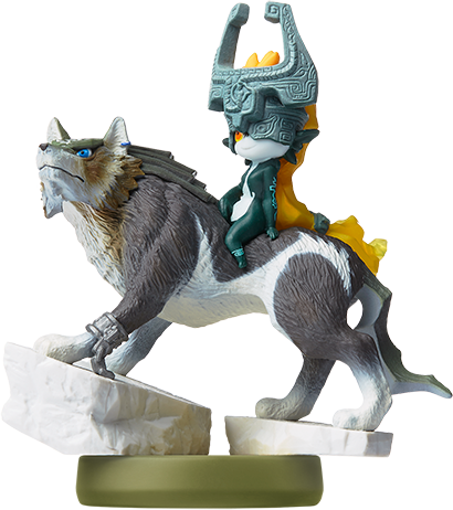 Midna & Wolf Link amiibo Figure