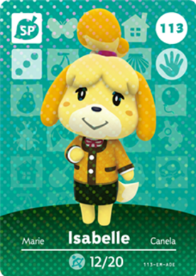 Isabelle (Aut) amiibo Card