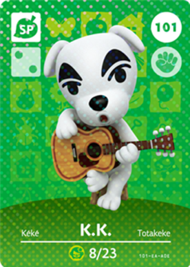 K.K. Slider amiibo Card