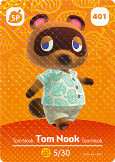 Tom Nook amiibo Card