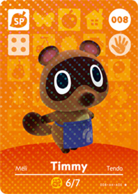 Timmy amiibo Card