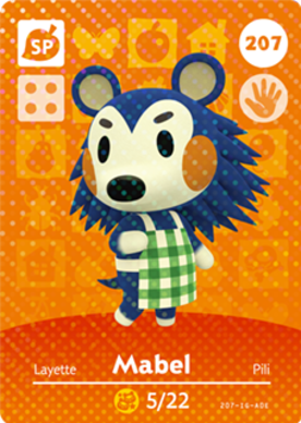 Mabel amiibo Card