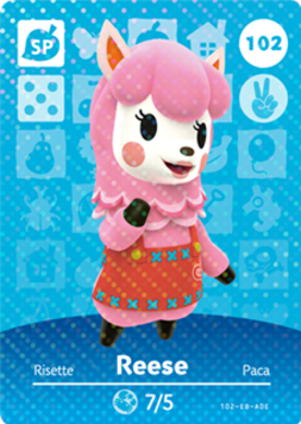 Reese amiibo Card