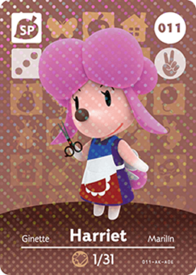 Harriet amiibo Card