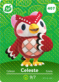 Celeste amiibo Card
