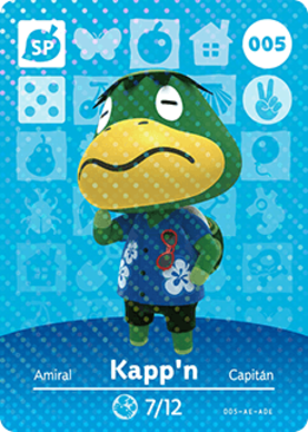 Kapp'n amiibo Card