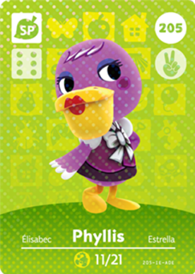 Phyllis amiibo Card