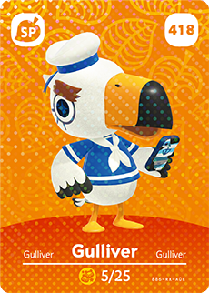 Gulliver amiibo Card
