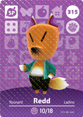 Redd amiibo Card