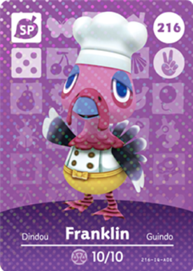 Franklin amiibo Card