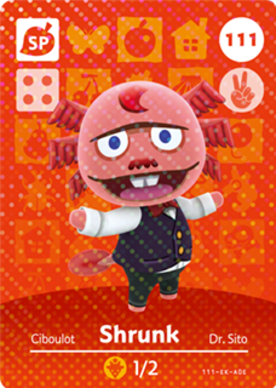 Dr. Shrunk amiibo Card