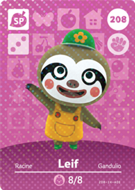 Leif amiibo Card