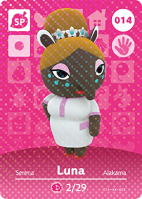 Luna amiibo Card