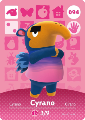 Cyrano amiibo Card