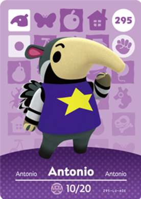Antonio amiibo Card