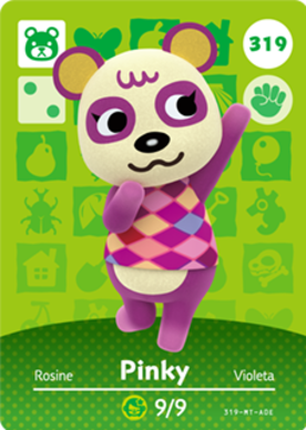 Pinky amiibo Card