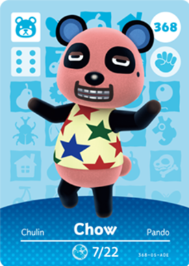 Chow amiibo Card