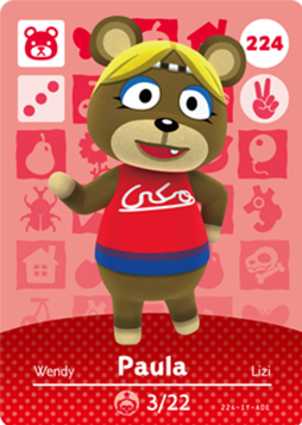 Paula amiibo Card