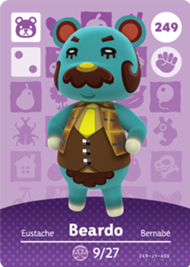 Beardo amiibo Card
