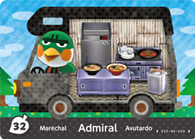 Admiral amiibo Card