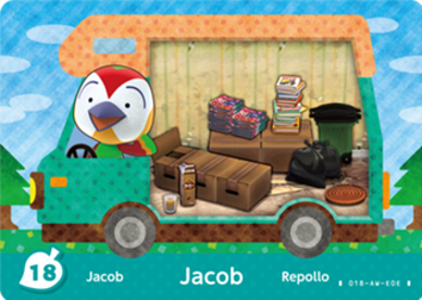 Jacob amiibo Card