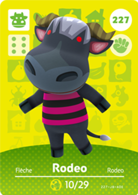 Rodeo amiibo Card