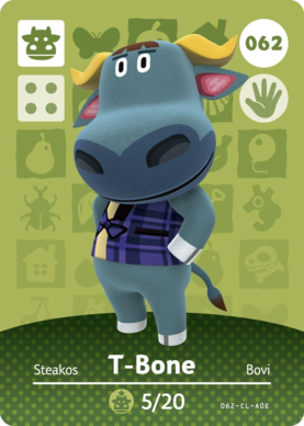 T-Bone amiibo Card