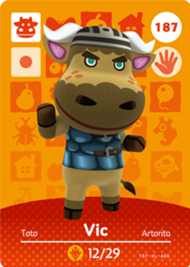 Vic amiibo Card