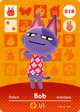 Bob amiibo Card