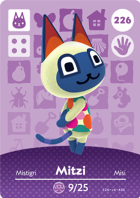 Mitzi amiibo Card