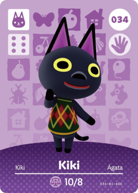 Kiki amiibo Card