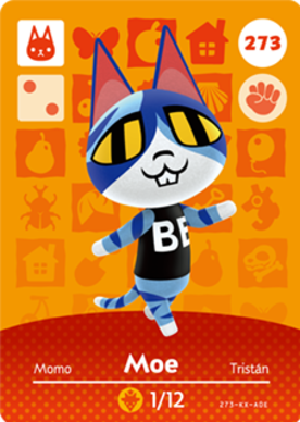Moe amiibo Card
