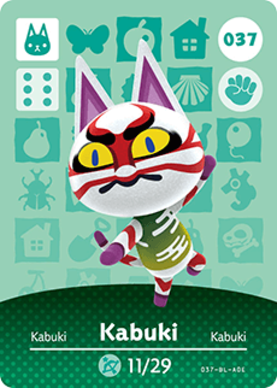 Kabuki amiibo Card