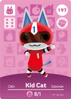 Kid Cat amiibo Card