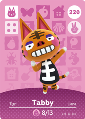 Tabby amiibo Card
