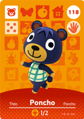 Poncho amiibo Card