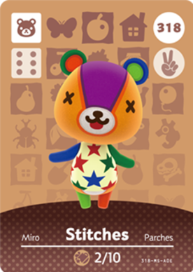 Stitches amiibo Card