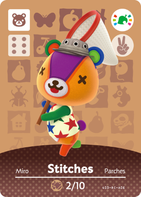 Stitches amiibo Card