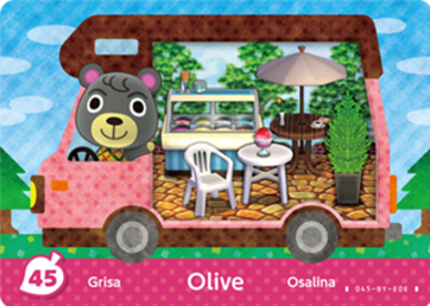 Olive amiibo Card