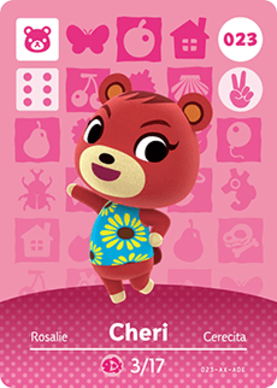 Cheri amiibo Card
