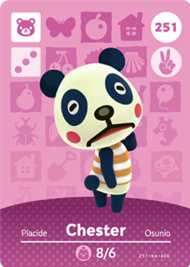 Chester amiibo Card