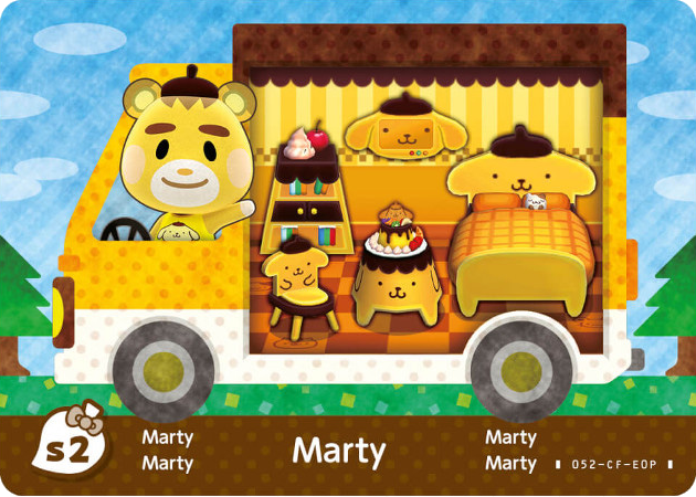 Marty amiibo Card