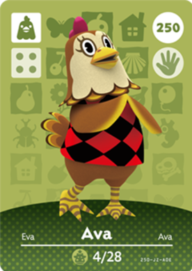 Ava amiibo Card
