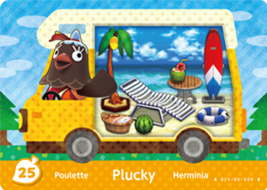 Plucky amiibo Card