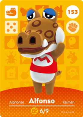 Alfonso amiibo Card