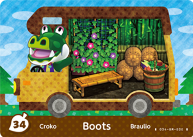 Boots amiibo Card