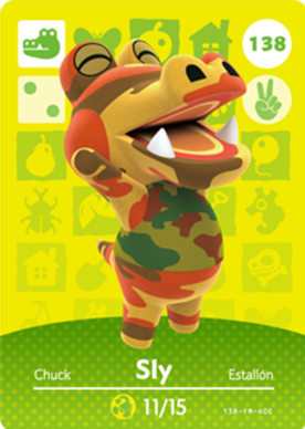 Sly amiibo Card
