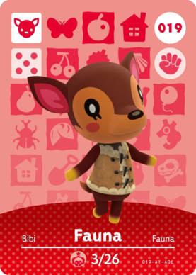 Fauna amiibo Card